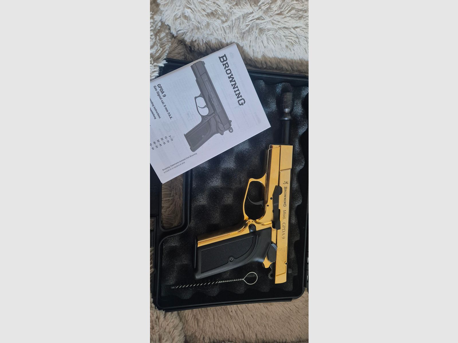 Browning gdpa 9mm gold Coat 