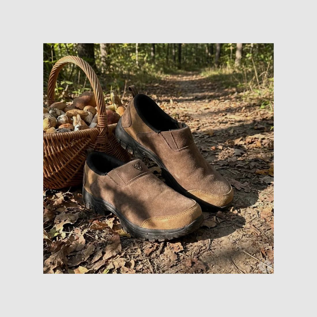 Zuecos Montana de ante chocolate/taupe 39-46 TeamWood®, imagen 1 de 12