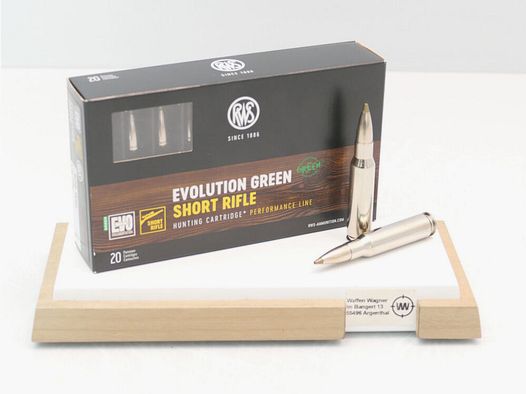 RWS Evo Green SR 9g/139grs à20 .308 Win