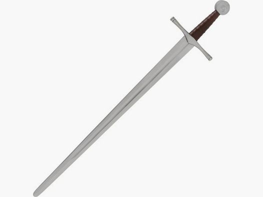 Spada con pomo da bersaglio con fodero