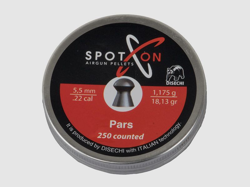 Rundkopf Diabolos Spoton Pars Kaliber 5,5 mm 1,175 g glatt 250 StĂĽck