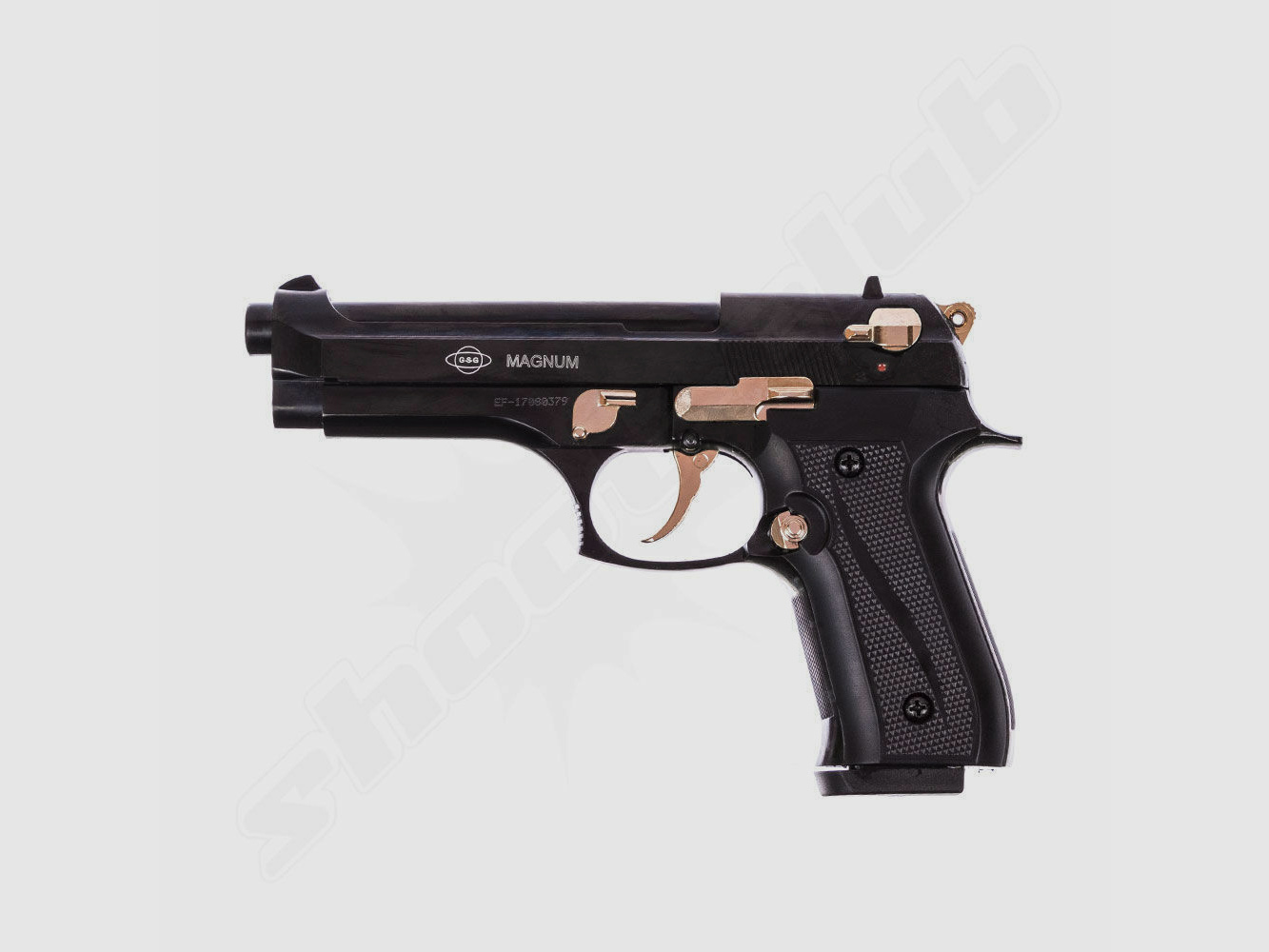 Ekol Firat Magnum Blank Pistol 9mm P.A.K. / Black-Gold