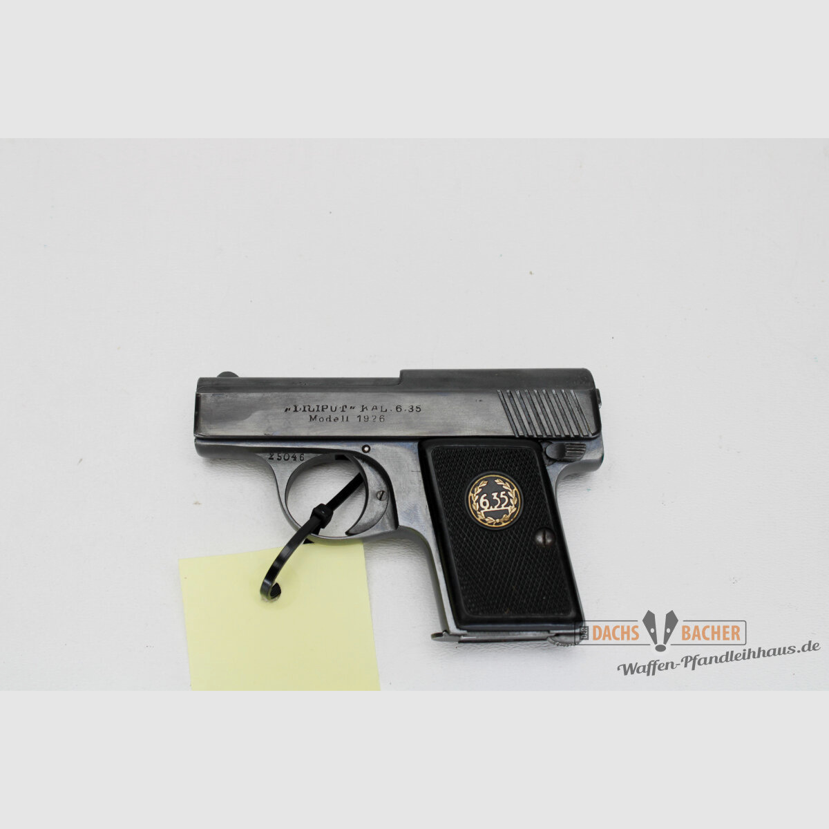 Pistole Menz Mod Liliput 1926 Kal. 6,35mm Browning ohne gültigen Beschuss