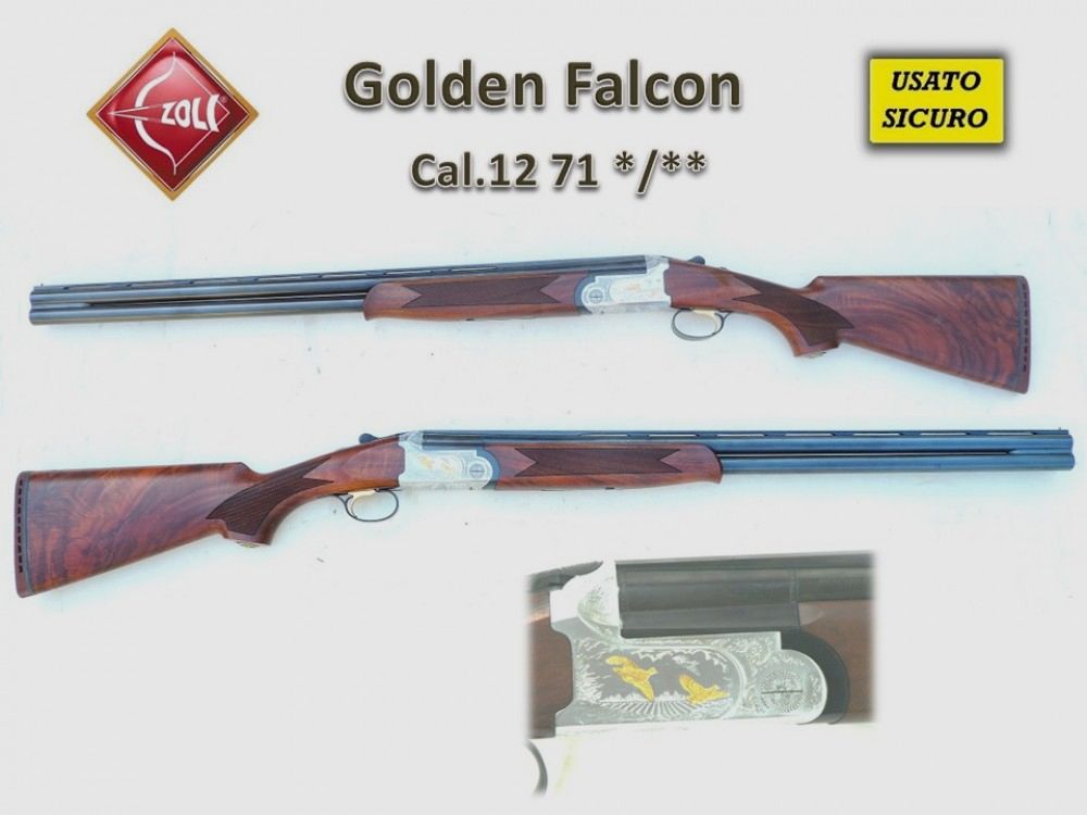 ZOLI Golden Falcon gebraucht Kal. 12 Läufe 71 */** R.16920