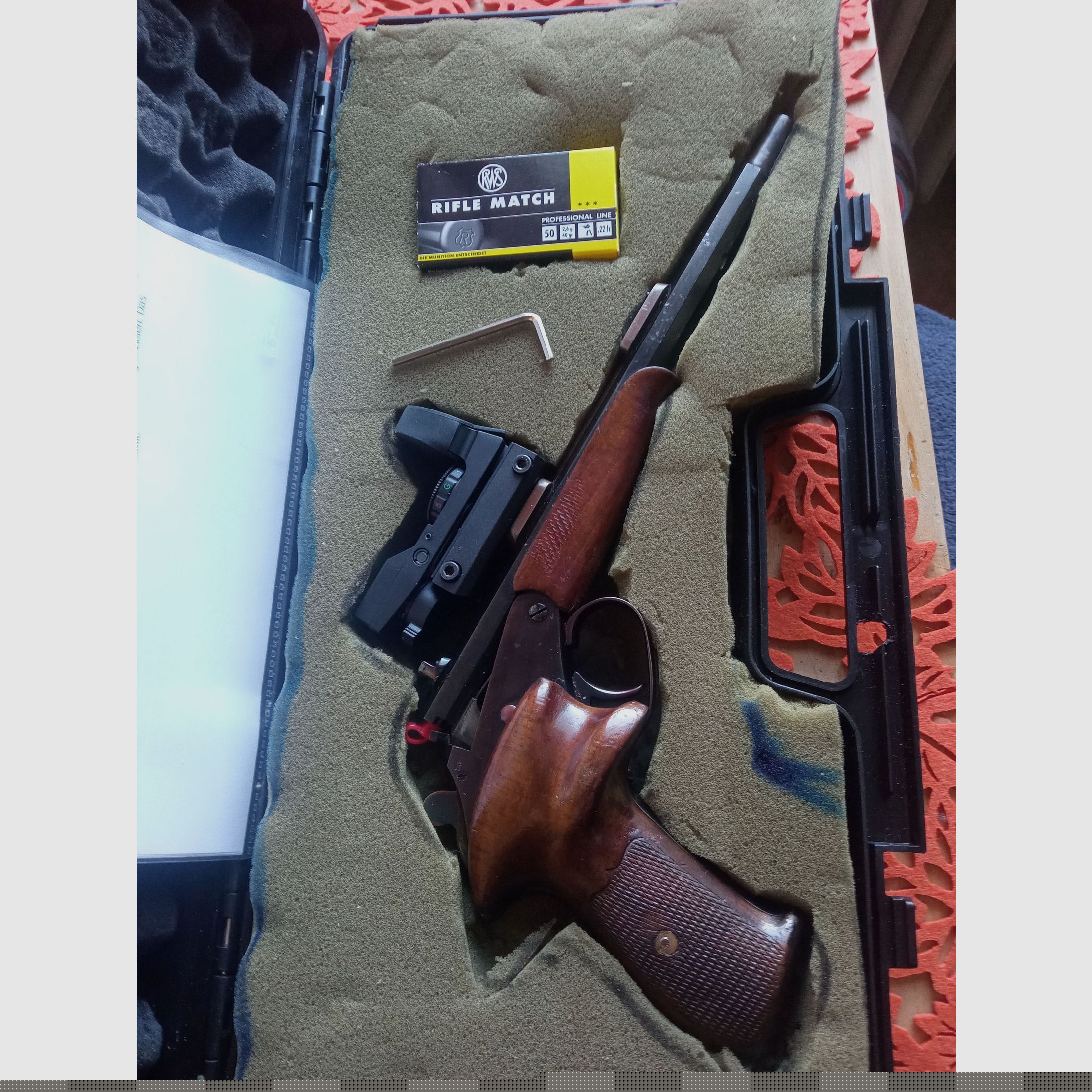 Einzellader Pistole 22 lr.