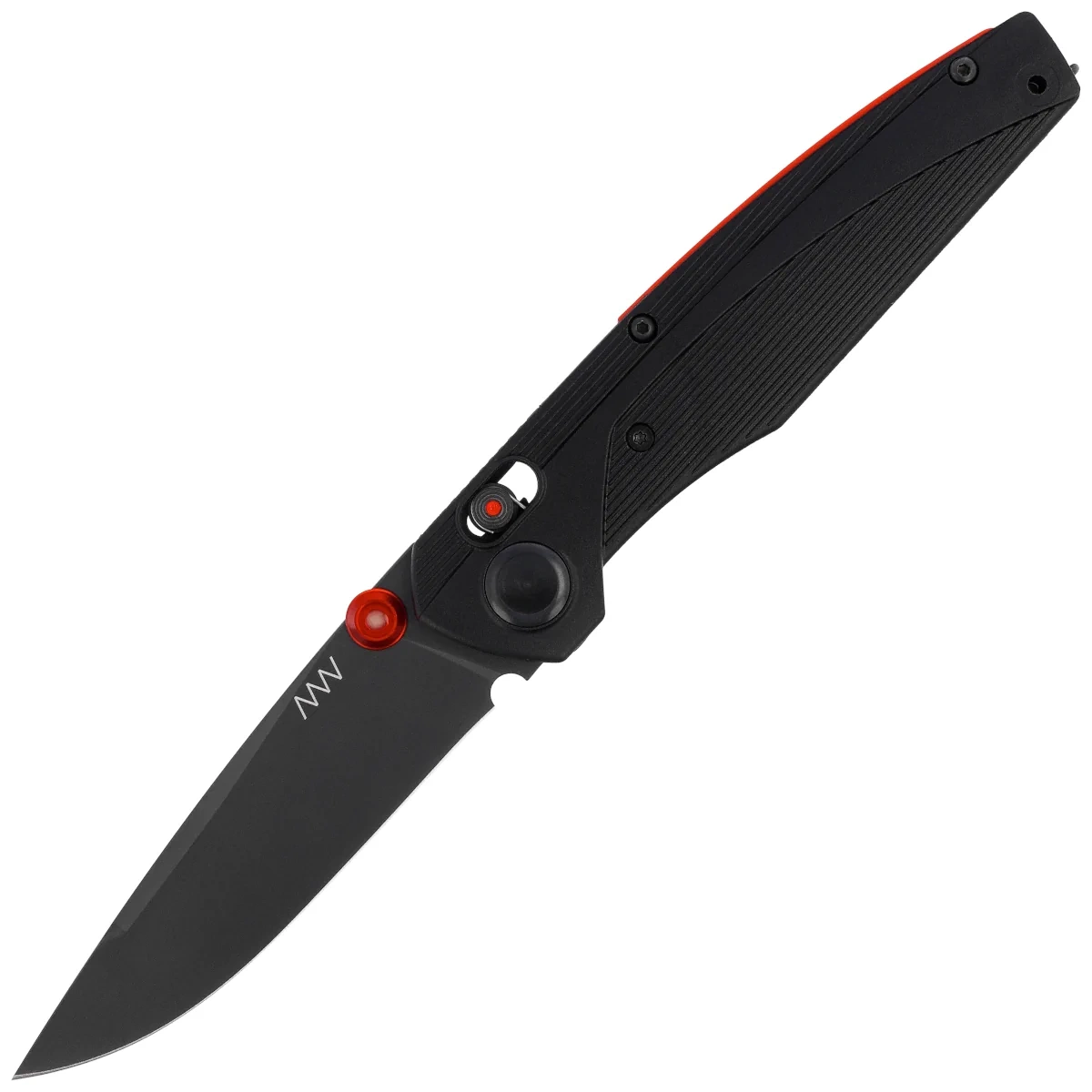Nóż składany ANV A100 BB Black GRN, Black DLC Sleipner (ANVA100-019)