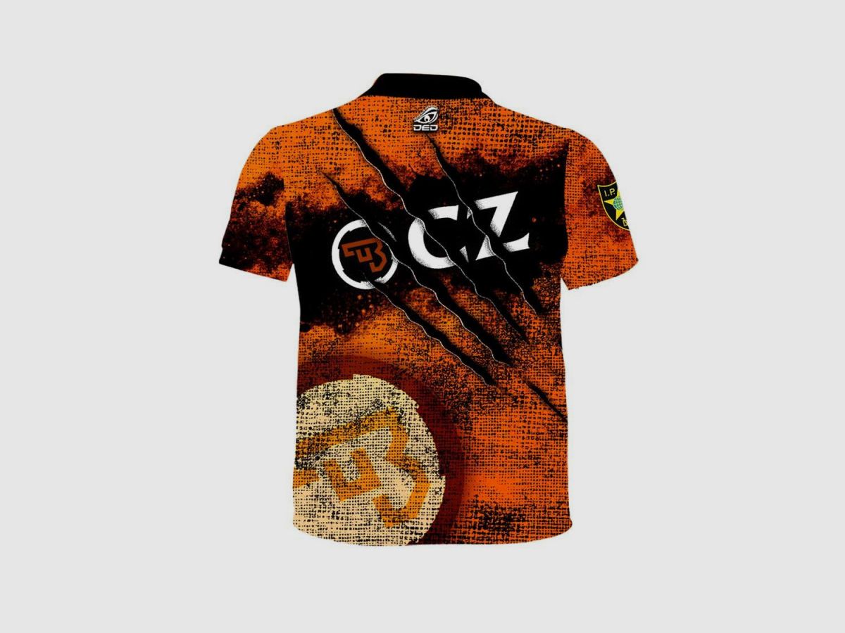 DED CZ Shadow Orange Claws T-Shirt, Größe: 3XL, Benutzerdefinierter Name: Mit Benutzerdefiniertem Namen, Bekleidungsart: Regulär (Herren), Bild 2 von 3