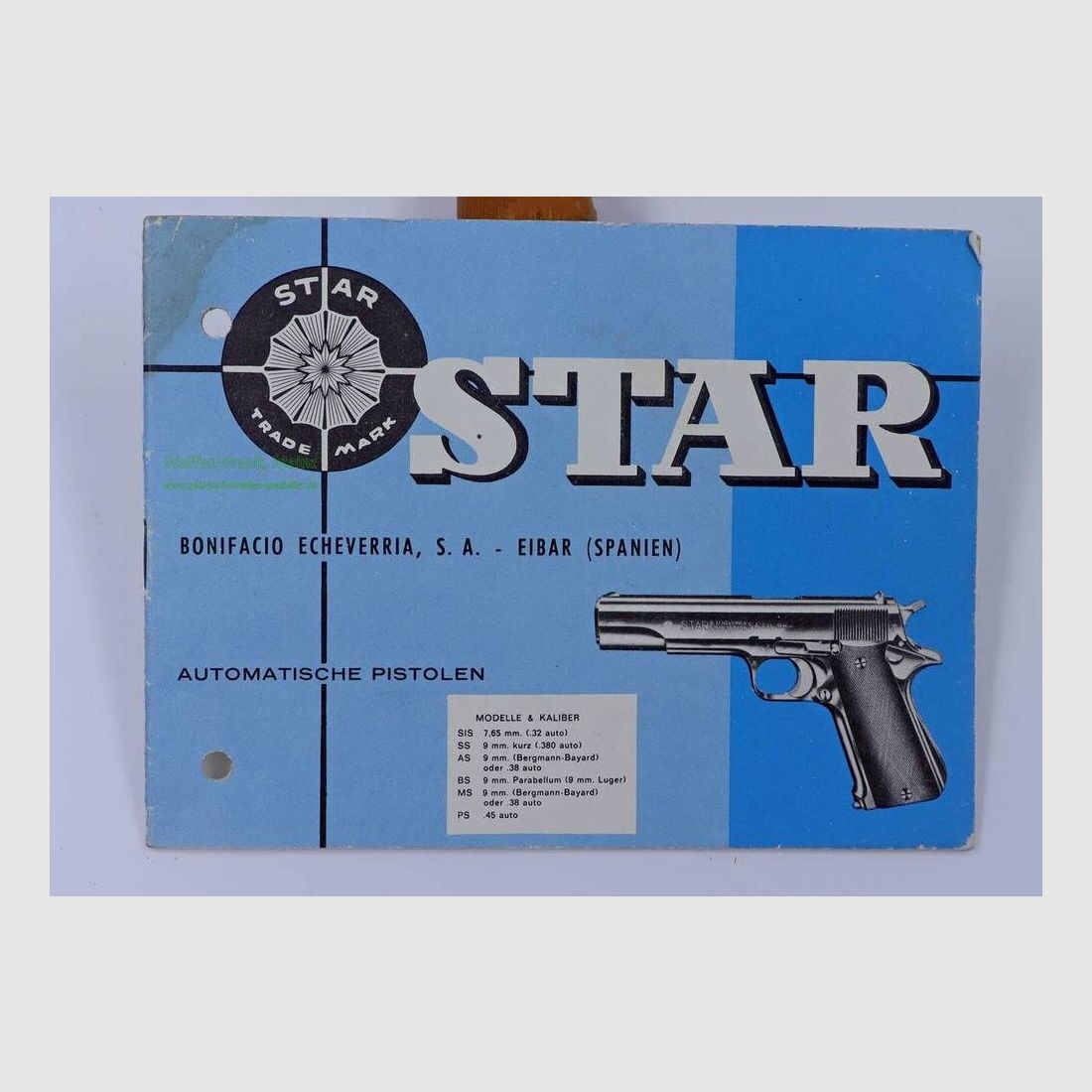 Star - España Manual de instrucciones, Mod. original SIS, SS, AS, BS, MS, PS