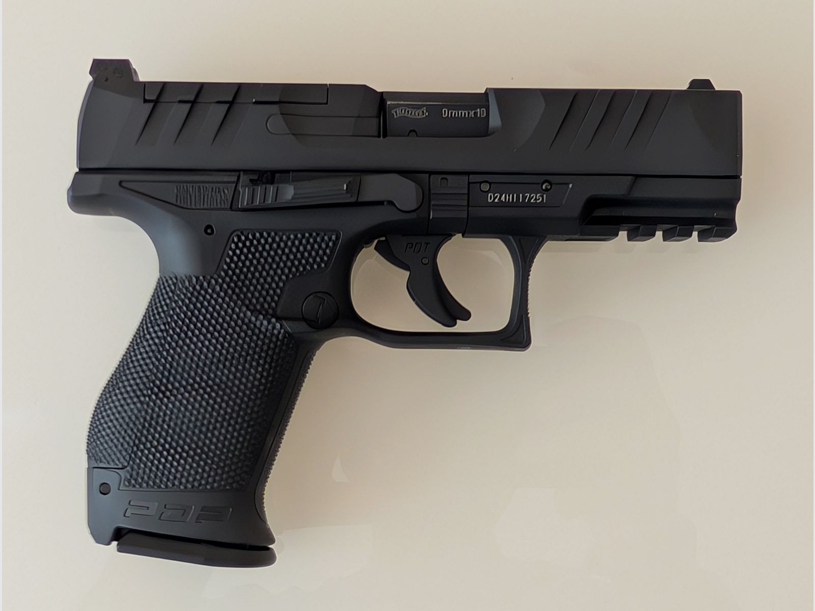 Walther PDP Compact 4" 4,5 mm (.177) BB, CO₂, < 3,0 J, Optics Ready
