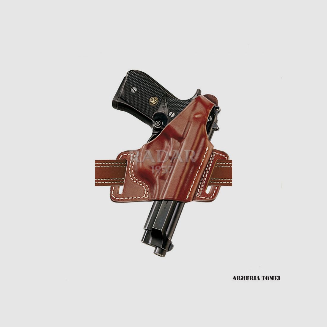 RADAR – 059 – HALTERUNG AUS LEDER SEMIASCELLARE – BERETTA 92/98