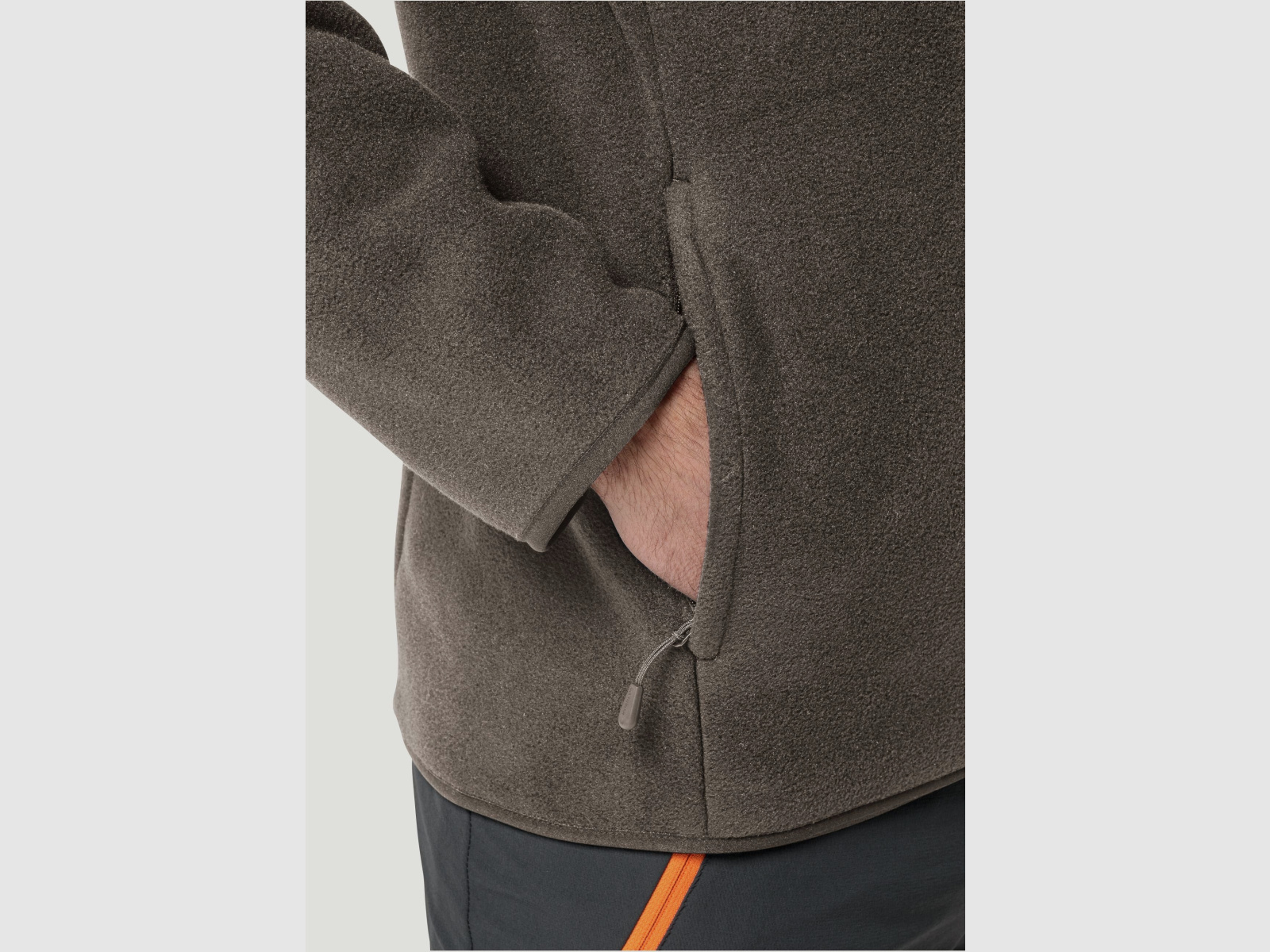 JACK WOLFSKIN Fleecejacke Herren Waldsteig Fz M Cold Coffee
