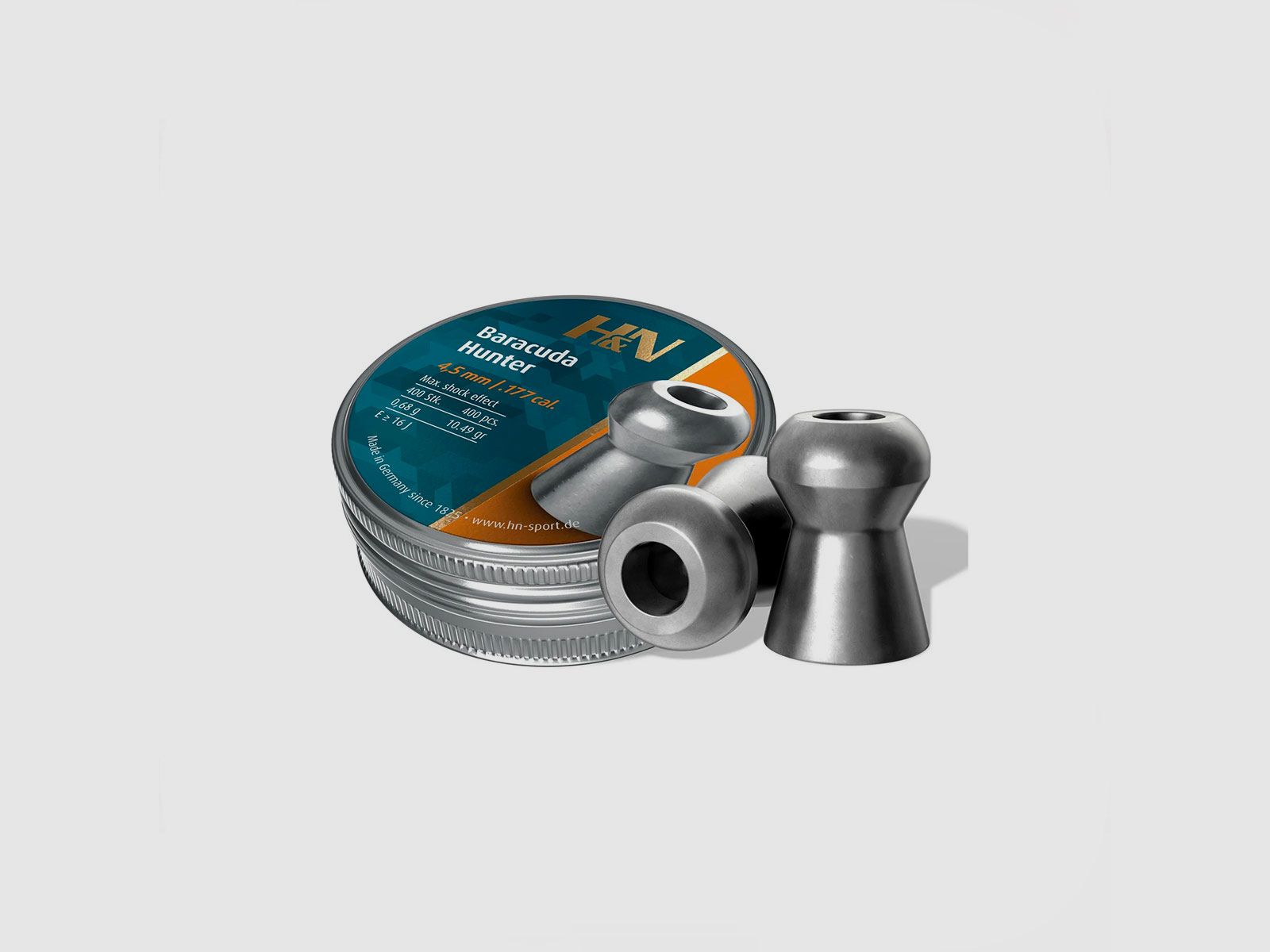 H&N – BARACUDA HUNTER 4,5MM/.177 | 0,68g 10,49gr (400 Stk)