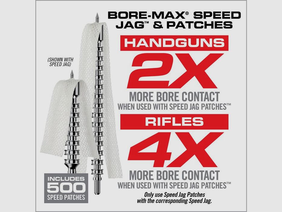 Real Avid Bore-Max Speed Jags & Patches Mehrkaliber-Pack