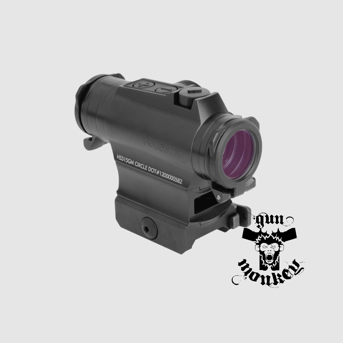 Holosun HS515GM visor de punto rojo con retícula de punto y círculo – Killflash, imagen 3 de 7