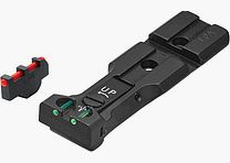 LPA WXT02-F1 BLACK BASE adjustable revolver sight with Weaver base for 629, 686, 586, 627, 66, 67, 696, 17, 19, 657, 610, 625, 29, 27 and new for caliber .50 – Black sight picture