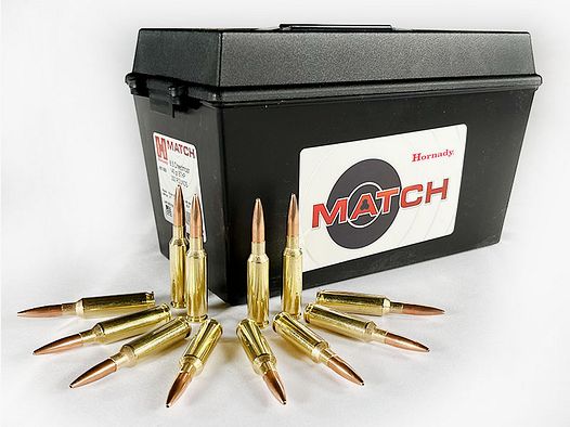 Hornady-Munitionsbox 6,5 Creedmoor Match BTHP 140 grs 1 Munitions-Box (200 Schuss á 1,695 €*)