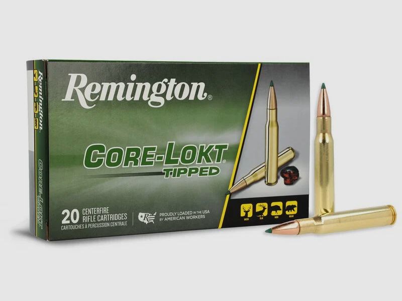 Remington Core-Lokt .30-06 Sprg. 165GR Tipped 20 cartucce