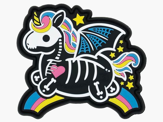 JTG Patch JTG 3D PVC Skeleton Unicorn