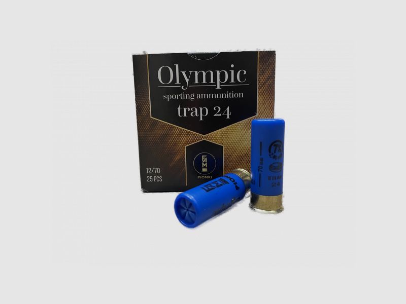 FAM PIONKI - TRAP 24 OLYMPIC - 12/70 - 24G - 2.4MM - 25 CARTRIDGES