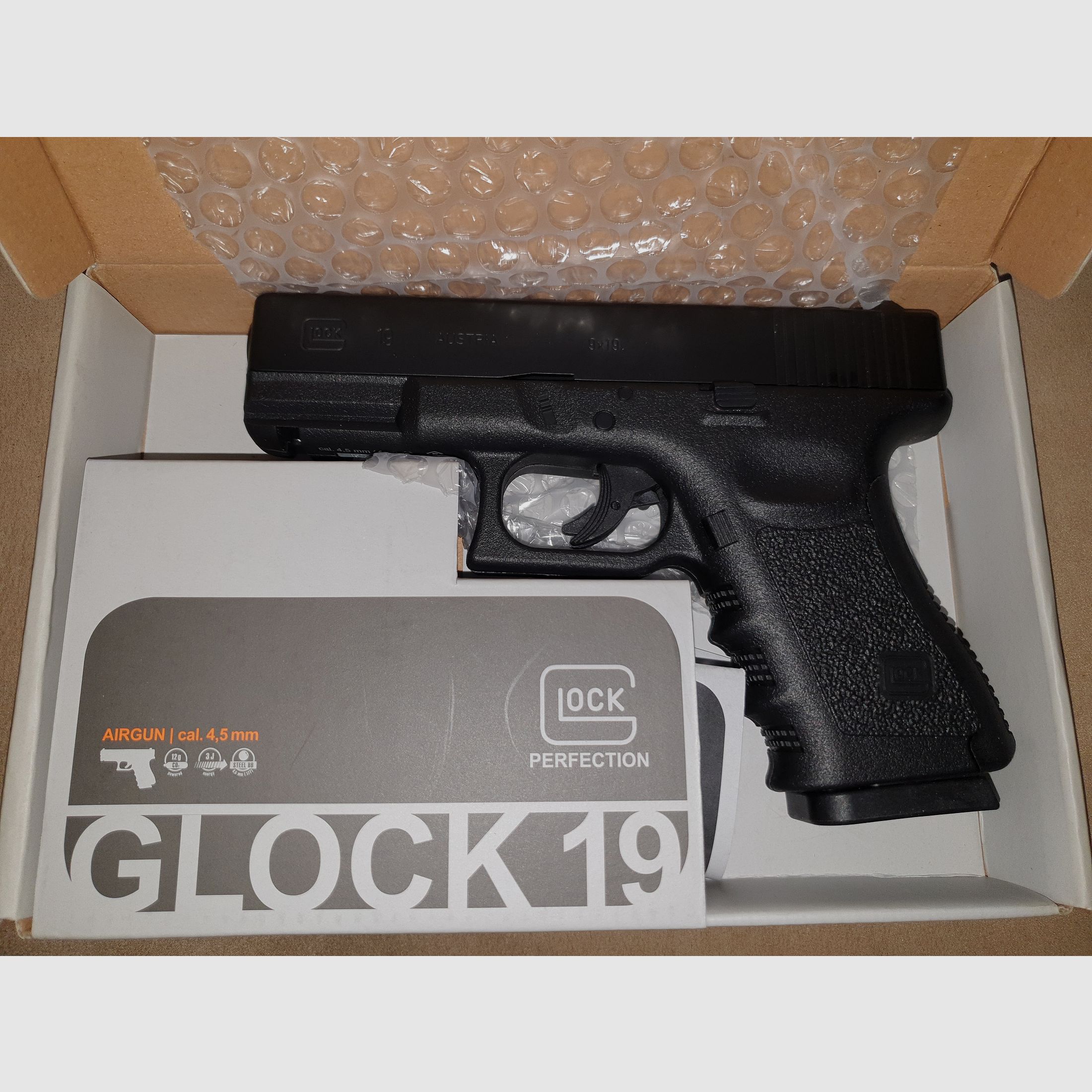 Umarex Glock 19 CO2 Luftpistole 4,5mm Stahl BB 
