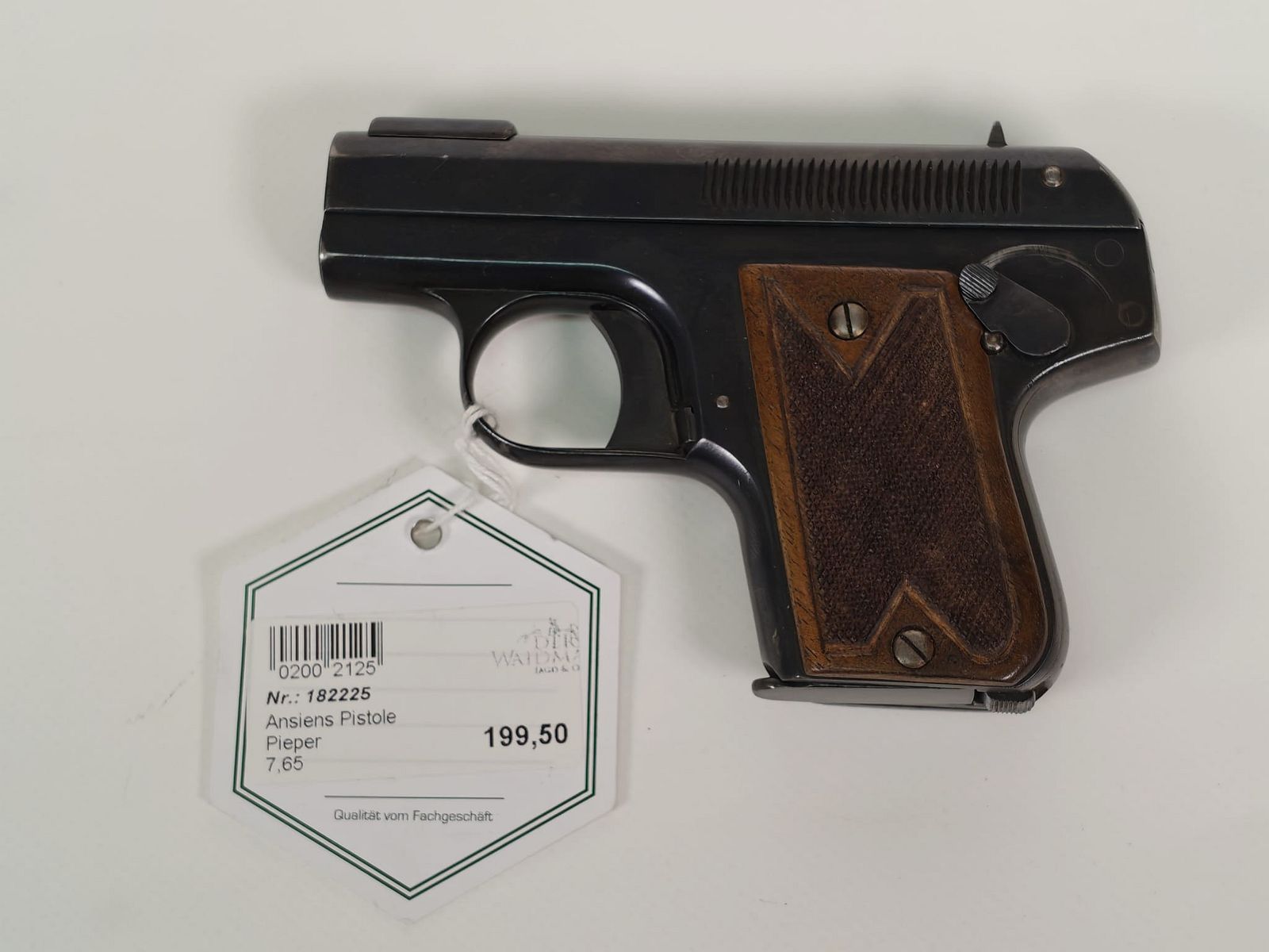 Ansiens Mod. Pieper 7,65mm Browning, immagine 1 di 4