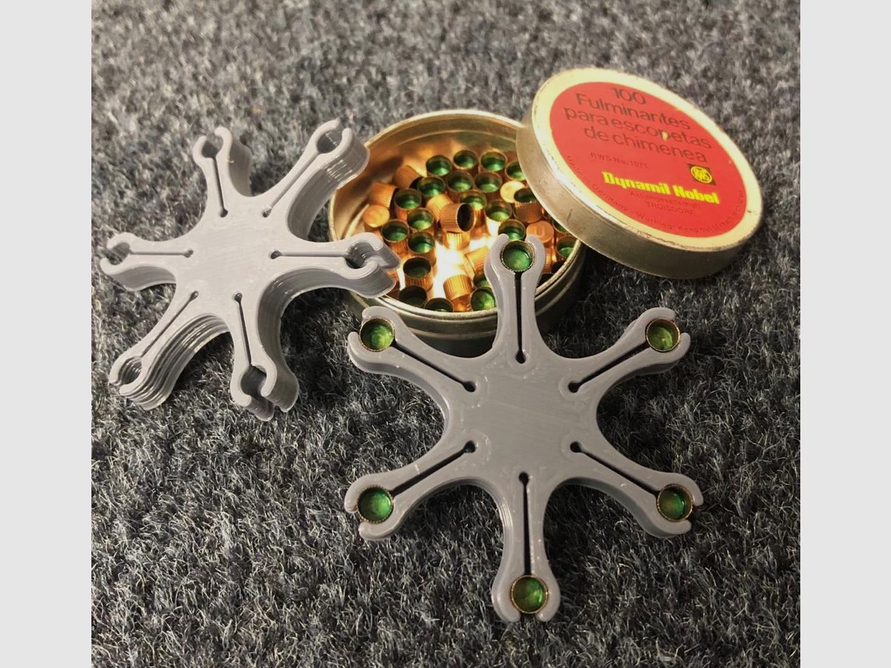 5 x Zündhütchensetzer Capper V4 Perkussionspistole Vorderladerrevolver Perkussionsrevolver Vorderladerpistole - Colt Hege Uberti Pedersoli