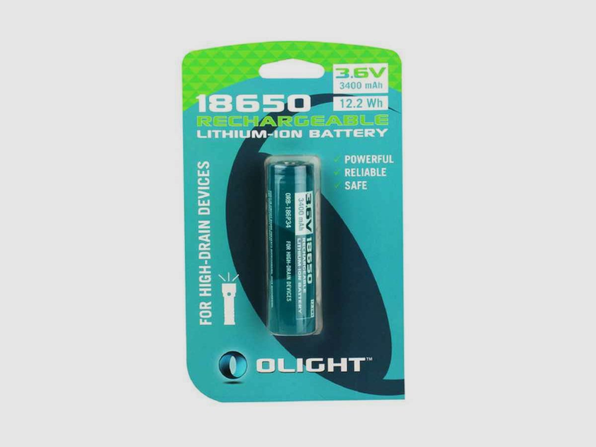 Olight 18650 3400mAh Hochleistungsbatterie, Bild 2 von 3
