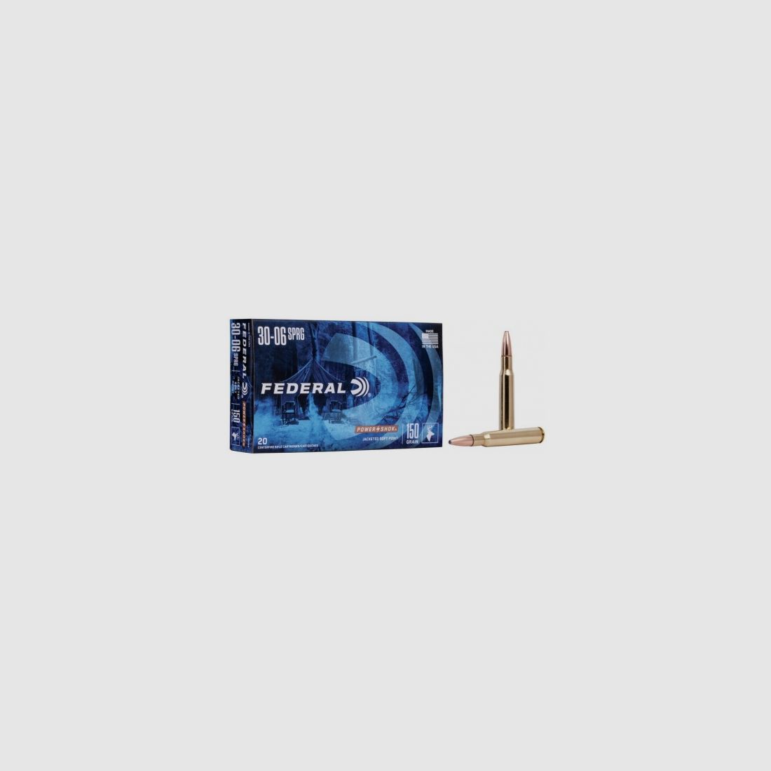Munitions Federal Power Shok 30-06Spr 150GRS (3006A)
