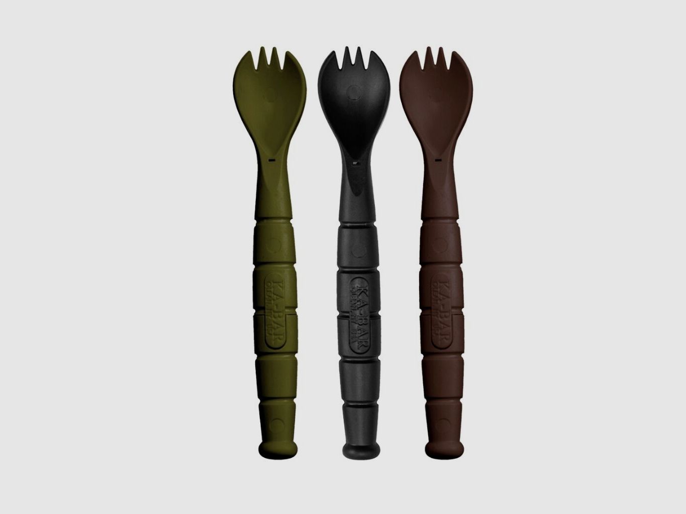 Pack de 3 tenedores Ka-Bar Field Kit Spork, imagen 2 de 2