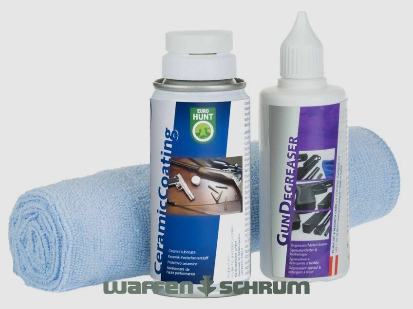 Eurohunt Weapon Care Set Cearmic Coating 100ml / Special Degreaser 100ml