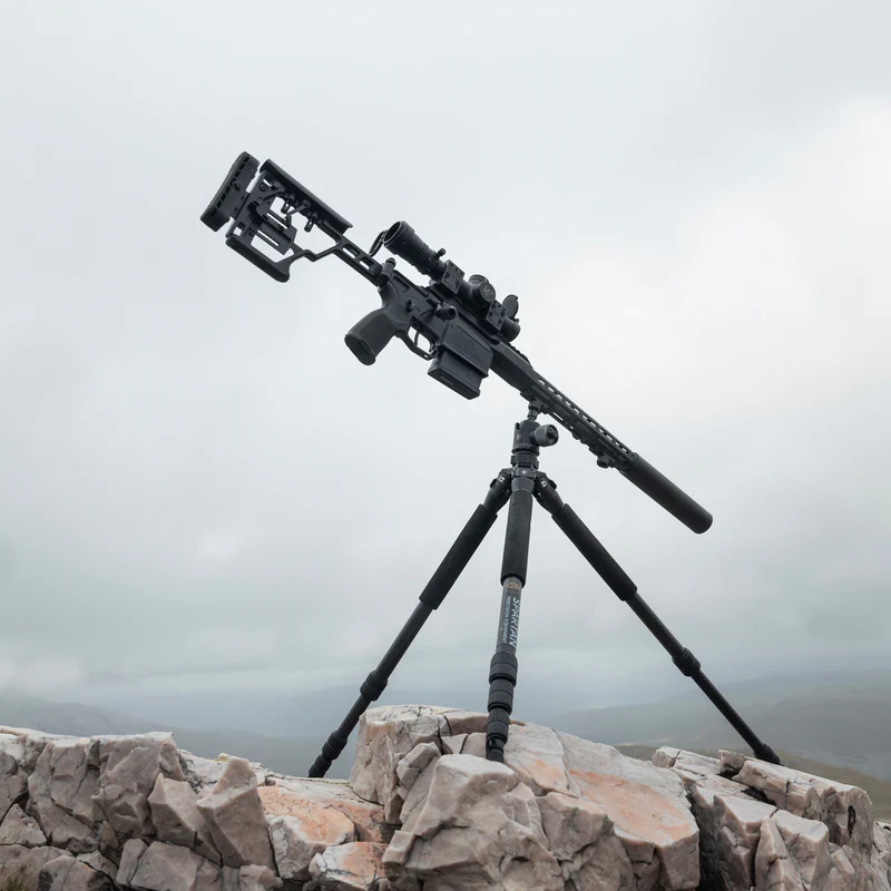 Spartan Precision Equipment Ascent Tripod™ Gen 2 Woodland mit Davros Pro Head™ und Trekkingstockgriffen, Bild 7 von 29