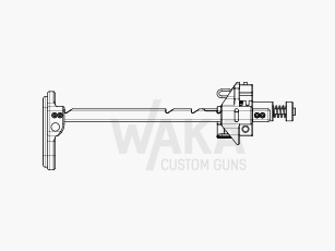 B&T APC223/300 Support d'épaule télescopique avec H.E.R.R.