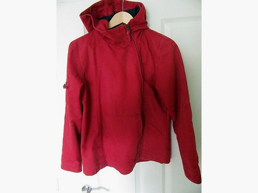 Damen 36er Mousqueton Jacke Rot Outdoorjacke Segeljacke