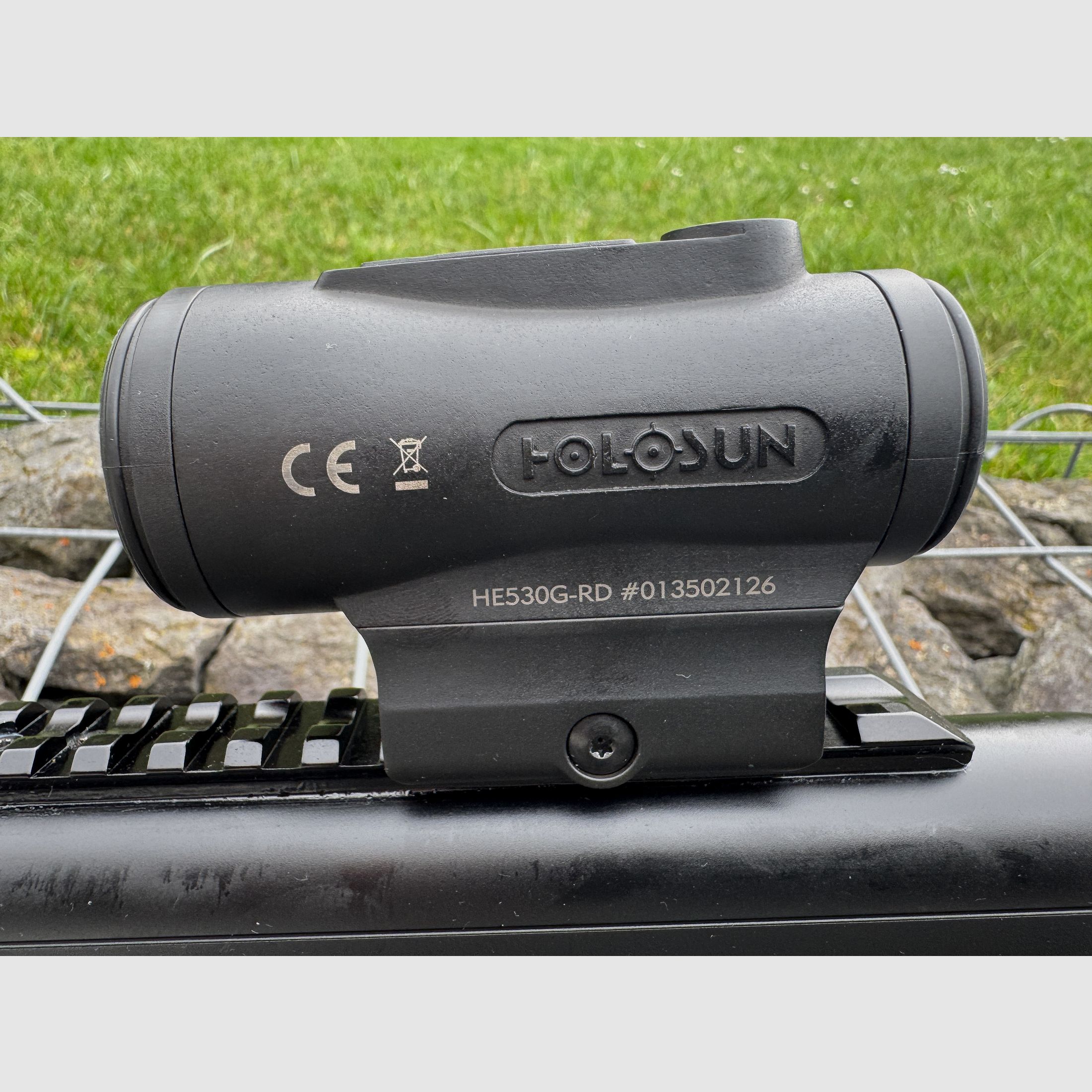 Browning BAR MK3 Tracker 9.3*62 with Holosun red dot sight and Picatinny rail - like new