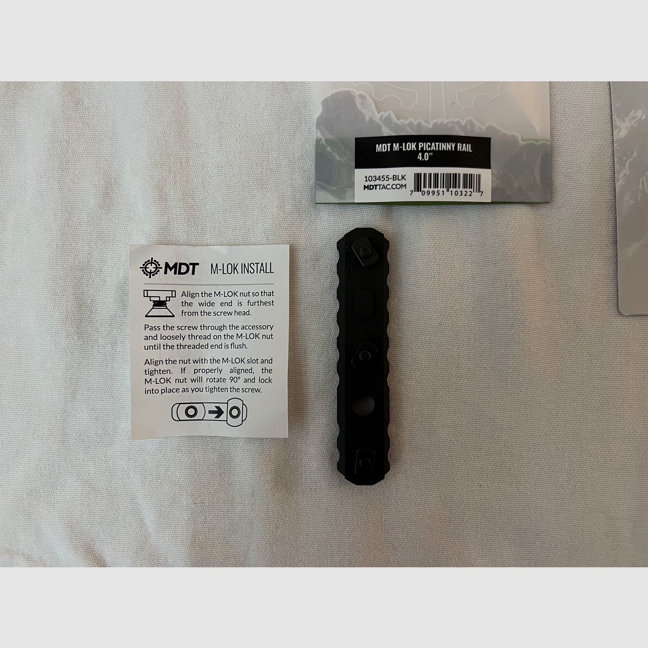 MDT Picatinny per M-LOK binari Nuovo NP 80€