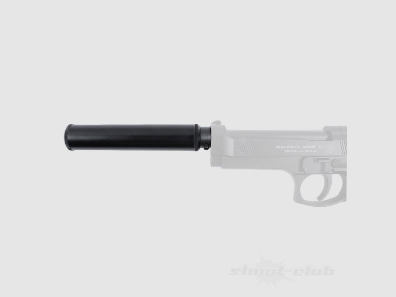shoXx Schalldämpfer + Adapter für Beretta M92 u. Perfecta 32