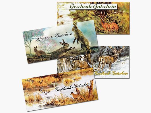 Geschenkgutscheine à 8 Stück