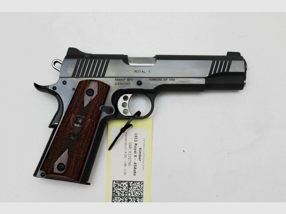 Kimber 1911 Royal II mit Rimfire Target Wechselsystem .45Auto + .22lr