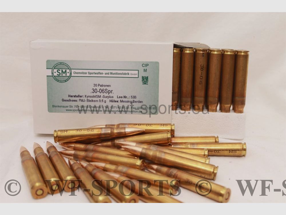Surplus 30.06 Kynoch 20er 30.06