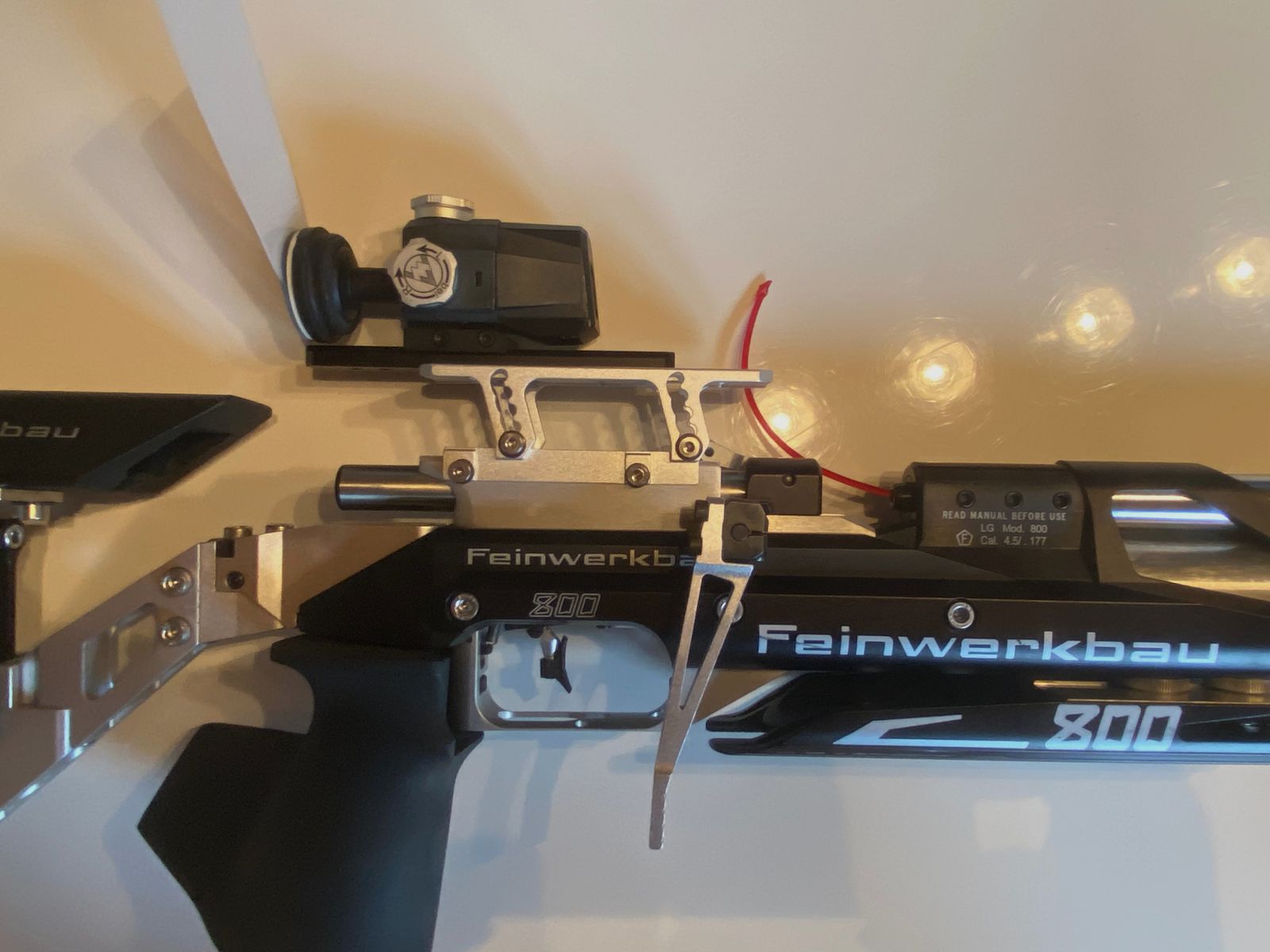 Feinwerkbau X800 Alu (Top-Zustand) inkl. SCATT-Schiene, RWS-Munition, Koffer & Zubehör – Komplettset eines Deutschen Meisters 