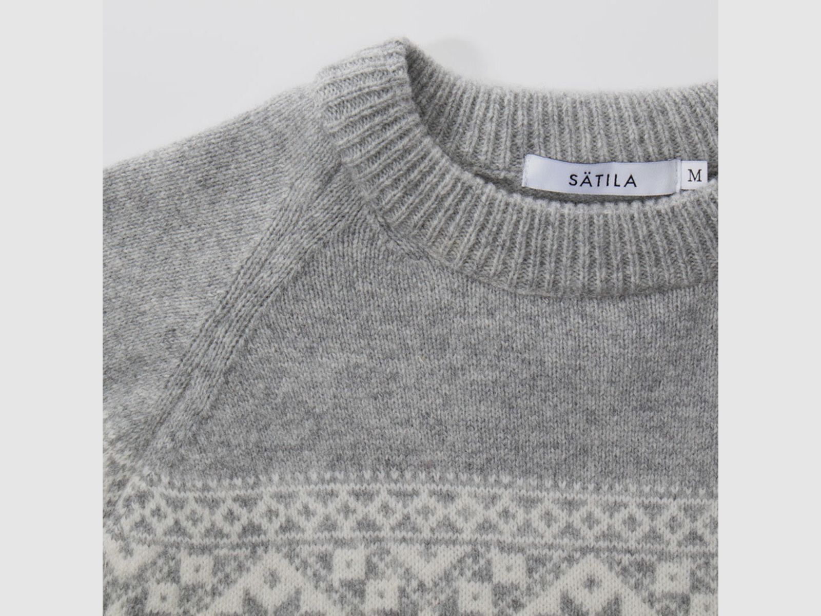 SÄTILA Grace Sweater Silver Grey