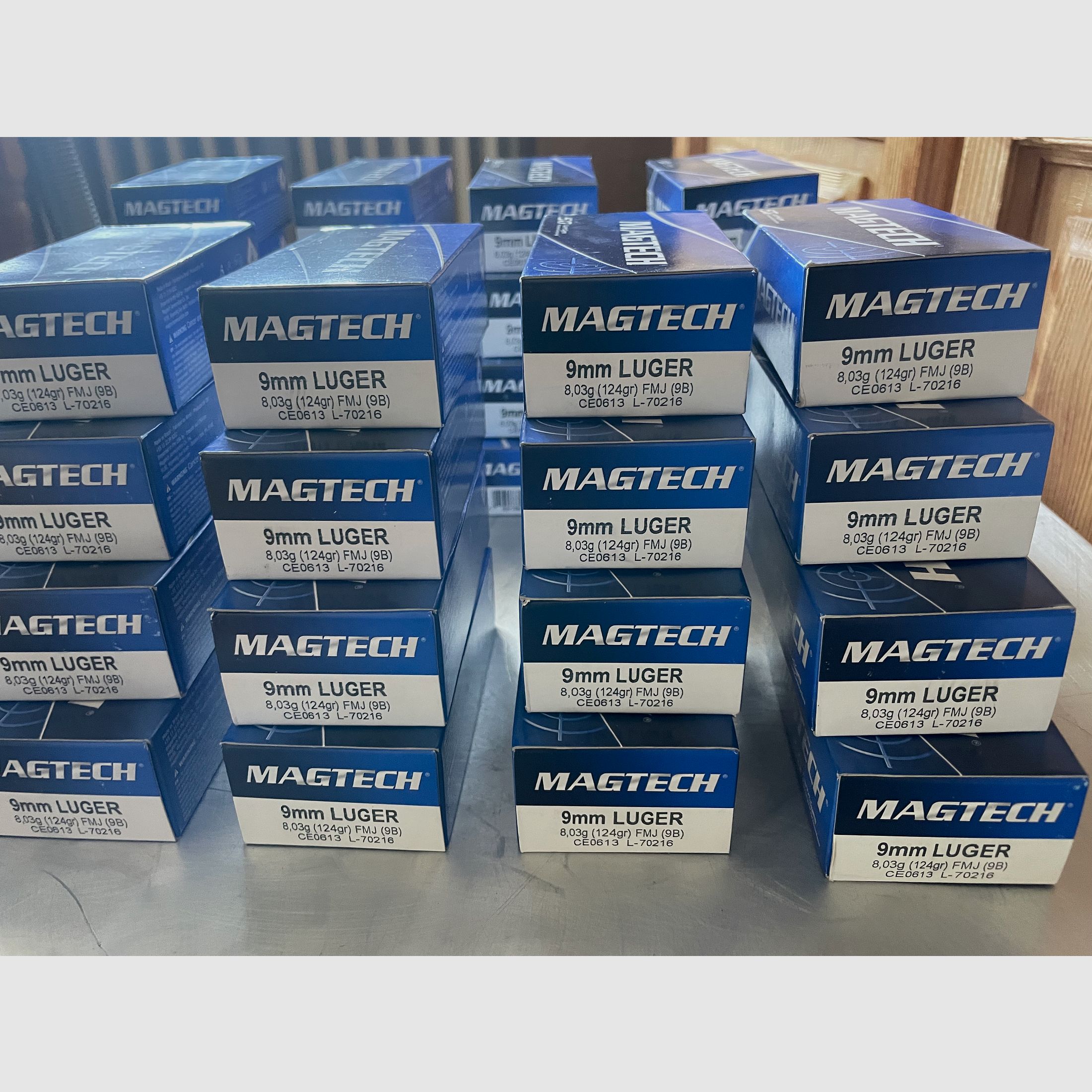 Magtech 9x19; 124 gr. FMJ NOT AFFECTED BY RECALL!!!