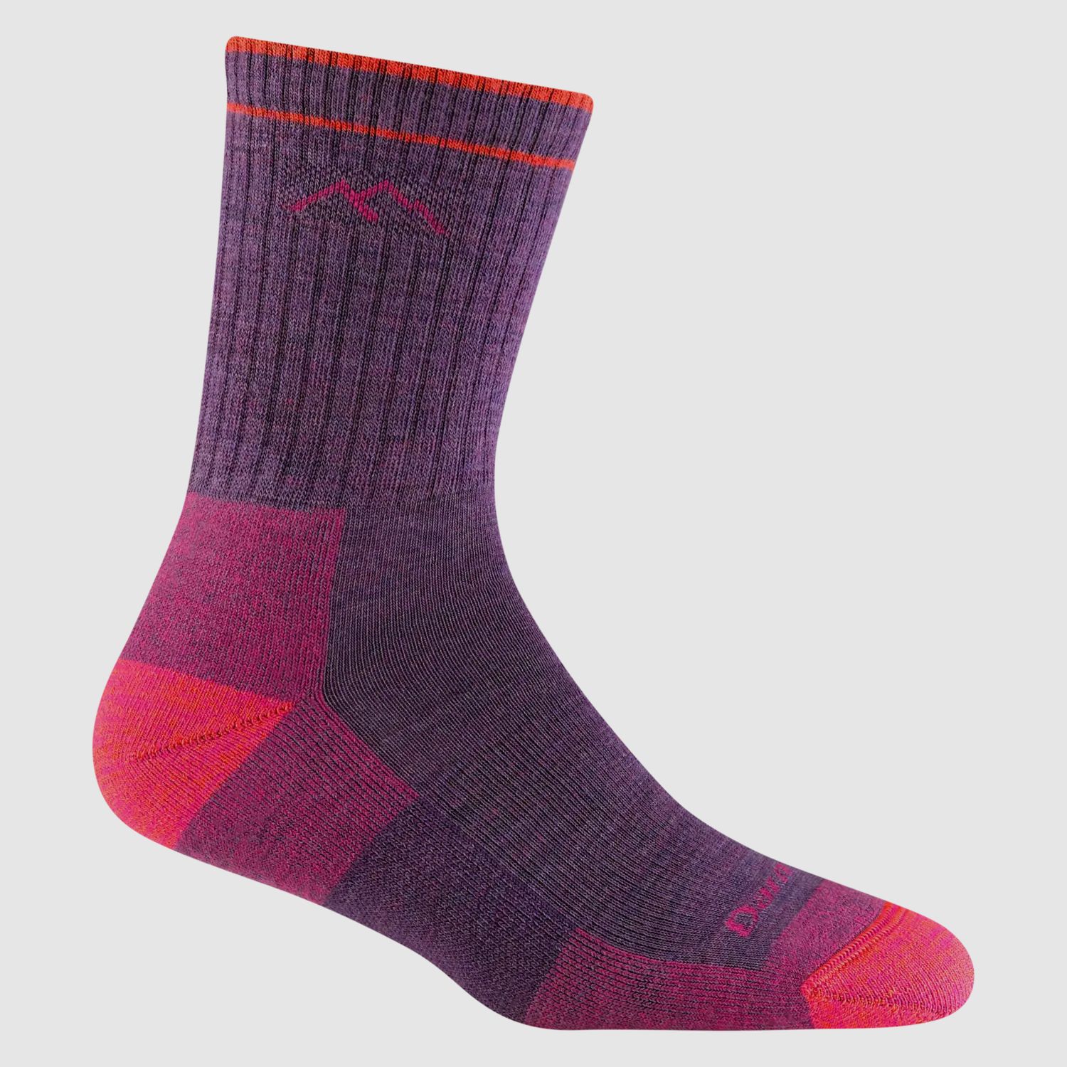 Darn Though Skarpety trekkingowe Hiker Plum Heather