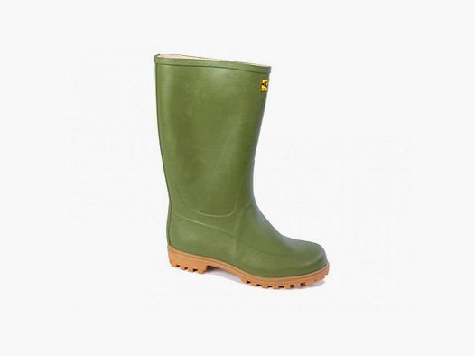 TRENTO Gummistiefel in Grün bis zum Knie mit Baumwollfutter