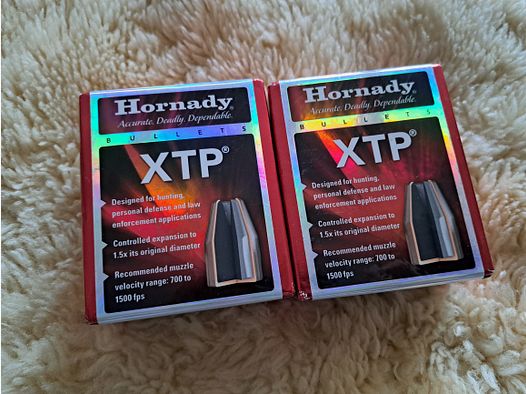 100 bullets Hornady XTP 240 gr .430" NEW sealed package