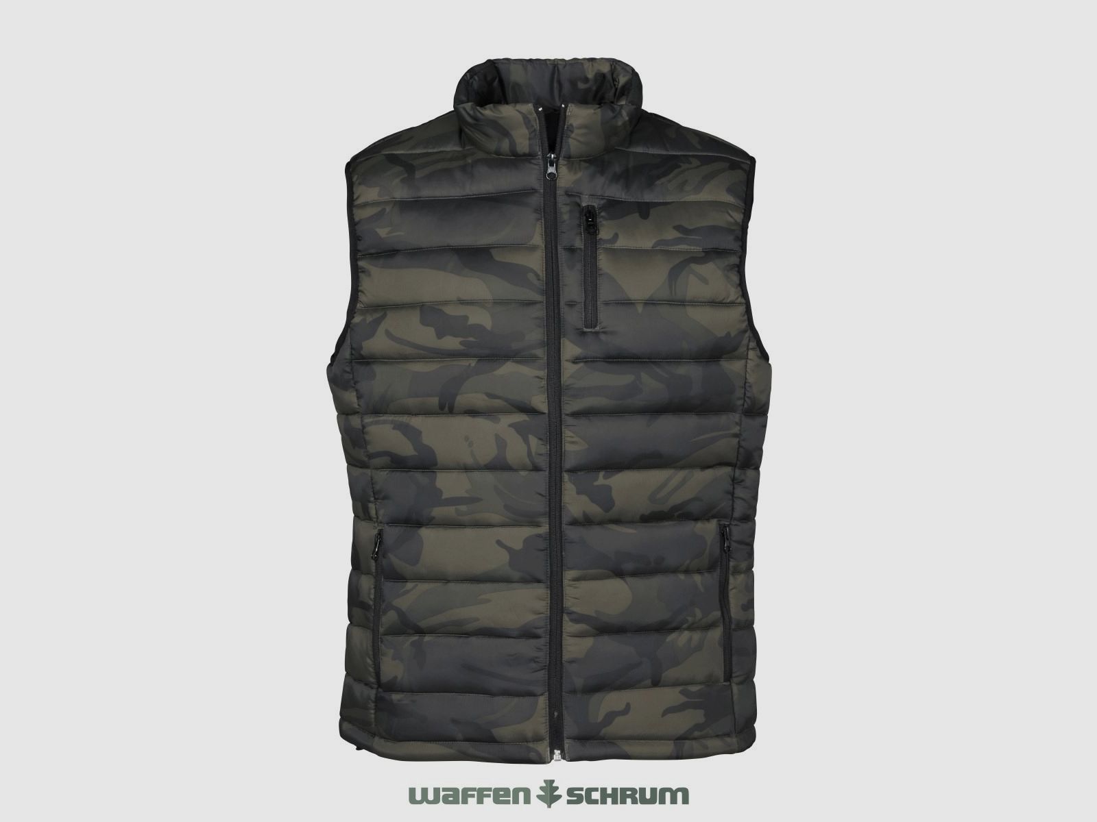 Percussion Steppweste Camo Trek Camo Khaki