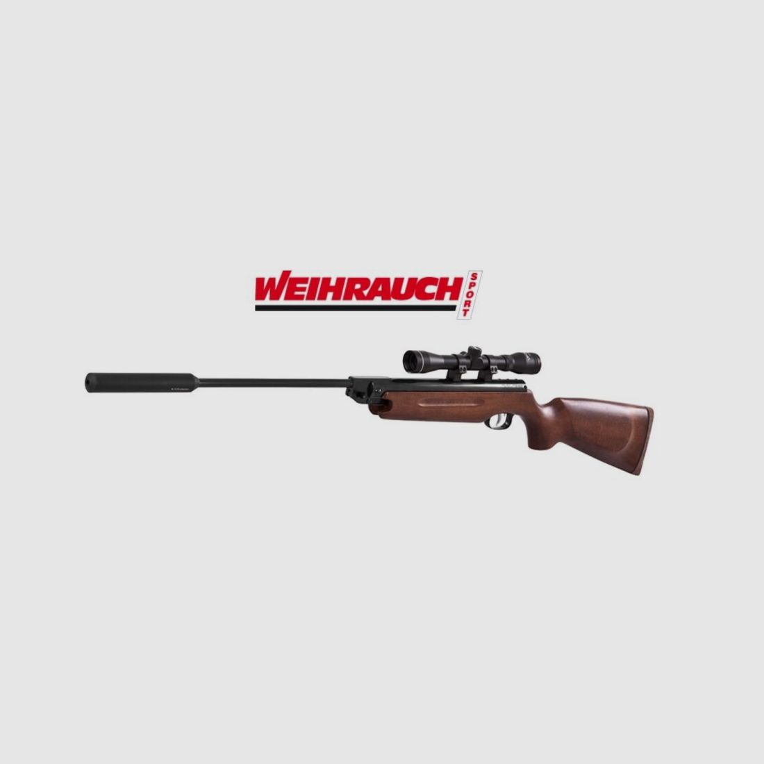Weihrauch Gewehr HW35 Schalldämpfer Set Kal. 4,5mm mit ZF 4x32