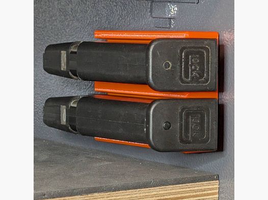 Magnetischer Magazinhalter für 23mm Breite Magazine für Waffenschrank - UltraCompact - Zubehör für den Waffenschrank