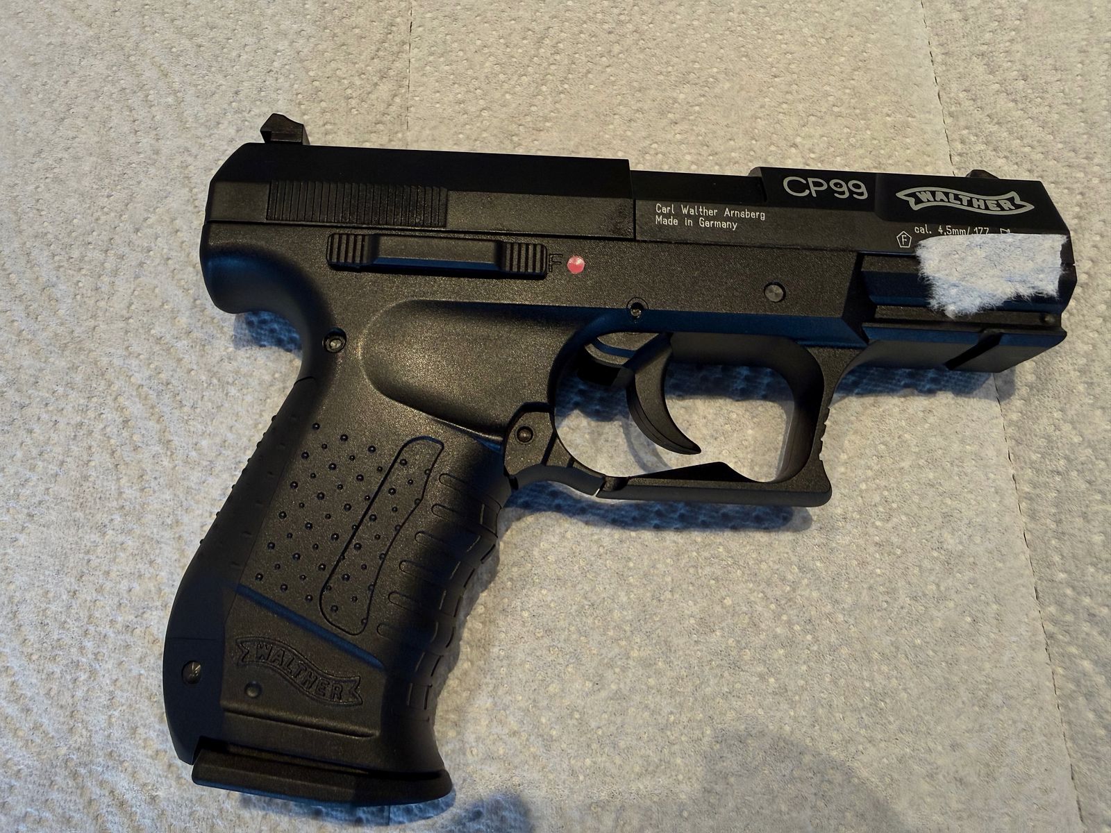 Walther CP99 luchtpistool 4,5mm met Top Point