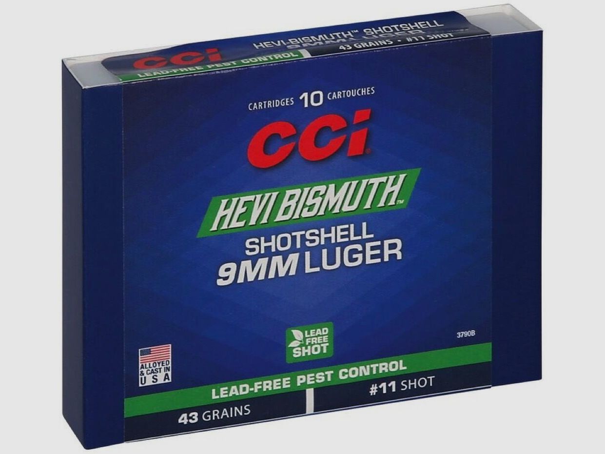 CCI Shotshell Bism. 53grs Nr12 10S 9mmLuger